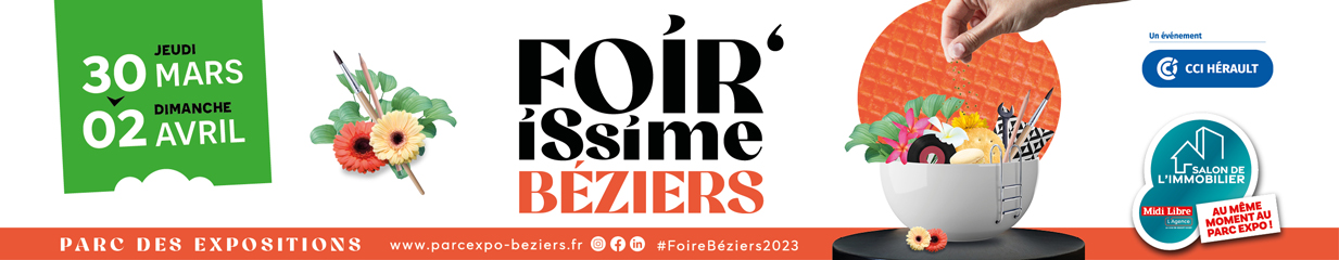 FOIR’iSsime Béziers 2023 résolument épicurienne.