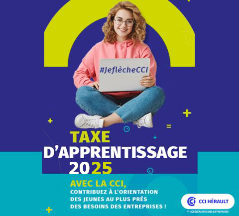 Taxe d’apprentissage 2025 : je m’engage avec la CCI Hérault !