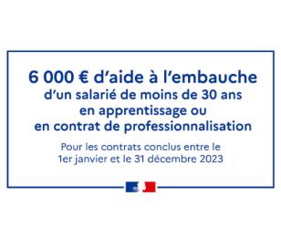 Aide à l'embauche en apprentissage