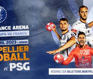 Demi-finale de Coupe de France opposant le MHB au PSG 