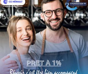 Réussir c’est être bien accompagné : prêt à 1%