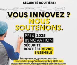 Prix innovation 2025 de la Sécurité Routière