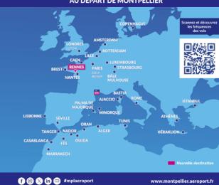 L’aéroport de Montpellier offre un programme hivernal attractif 