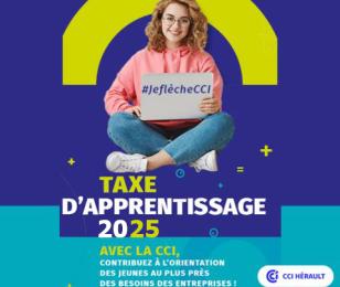 Taxe d’apprentissage 2025 : je m’engage avec la CCI Hérault !