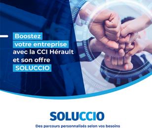 Découvrez SoluCCIo tous les accompagnements de votre CCI Hérault en un seul coup d'œil
