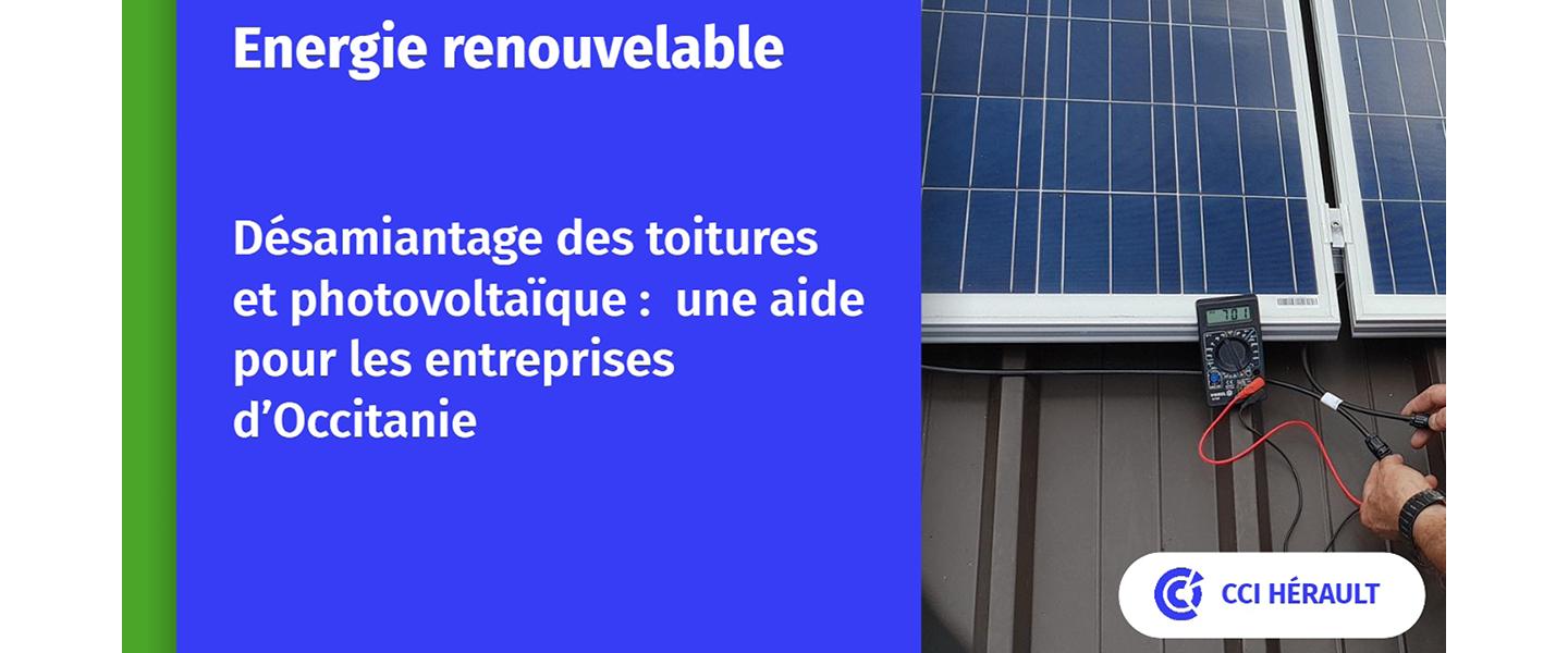 Aide pour le désamiantage des toitures en cas de solarisation en Occitanie