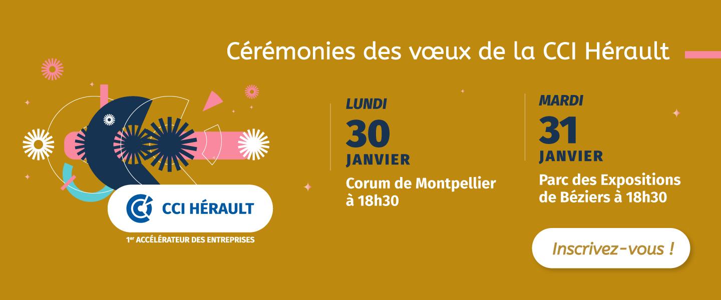 Cérémonie des Vœux 2023 de la CCI Hérault