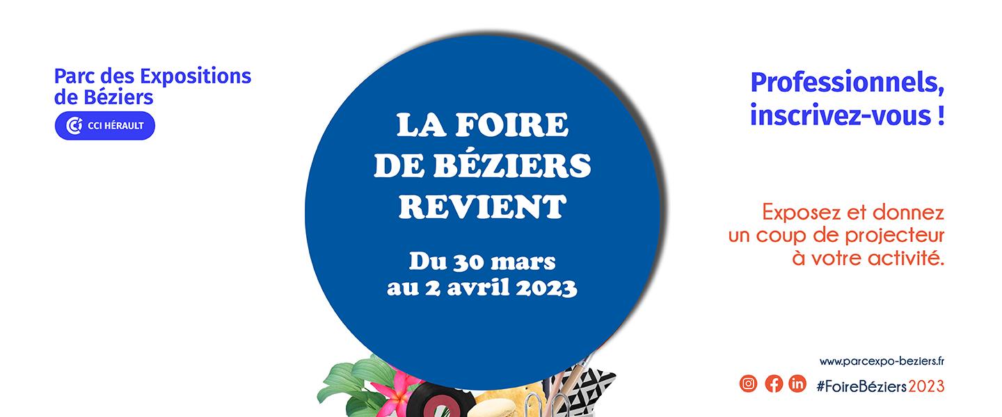 Exposez-vous à la Foire de Béziers 2023 !