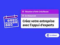 Réunion d'info Créa'Boost - Créez votre entreprise avec l’appui d'experts