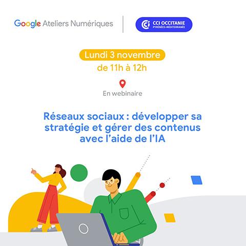 Réseaux sociaux : développer sa stratégie et gérer des contenus avec l’aide de l’IA